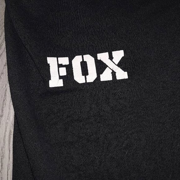 Vintage Y2k Fox Racing Logo Black Sweatpants Joggers Size Small Fox Riders Co. - Picture 6 of 9